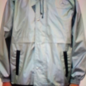 Vintage Mercedes Benz Metallic Silver Jacket